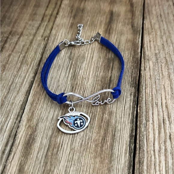 Tennessee Titans NFL Leather Charm Bracelet NEW - Picture 4 of 6